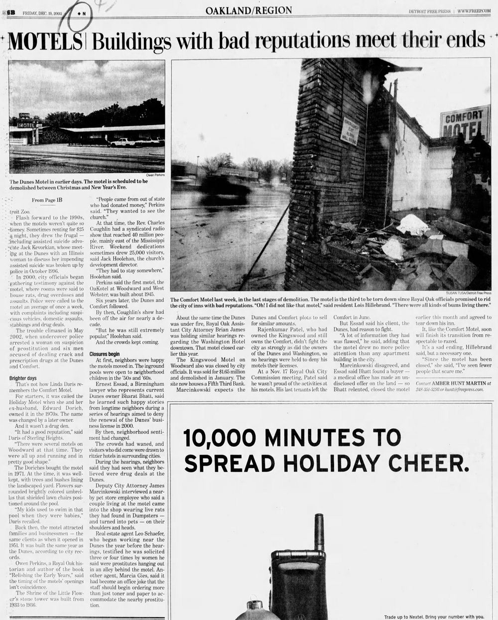 Kingswood Motel - Dec 19 2003 Article On Motels In Royal Oak (newer photo)